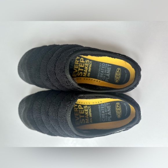 Keen Howser Black Felt Slip-on Slippers Indoor/Outdoor Rubber Sole 7.5 shoes - Picture 7 of 8